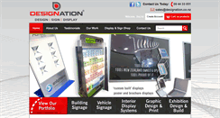 Desktop Screenshot of designation.co.nz
