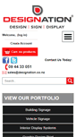 Mobile Screenshot of designation.co.nz